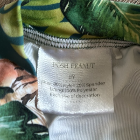 🎉HP🎉 Posh Peanut Tiger rash guard 8 - Picture 4 of 5